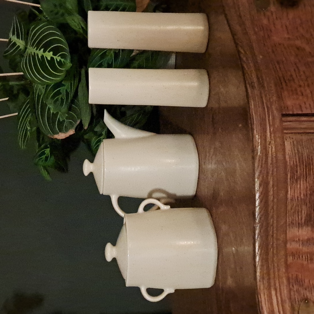 Sweedish 60's salt/pepper , cream, sugar